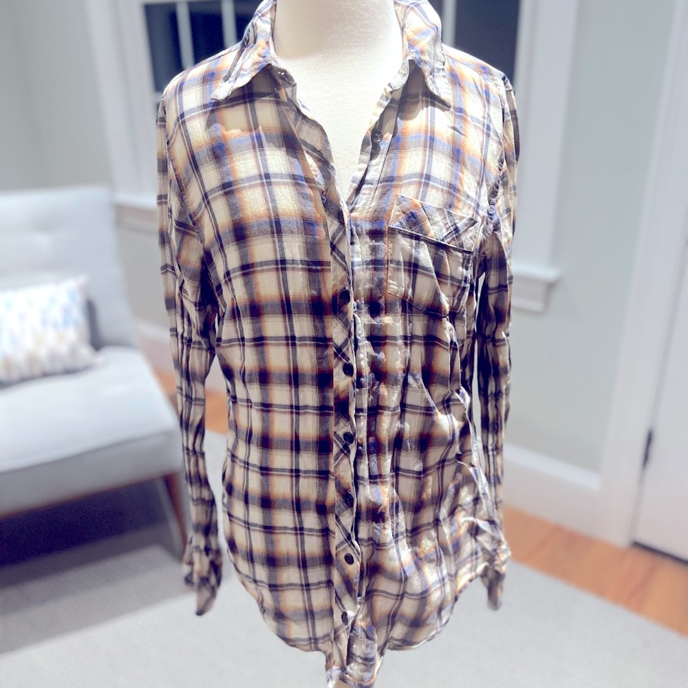 Vintage Gap Cotton Plaid Shirt